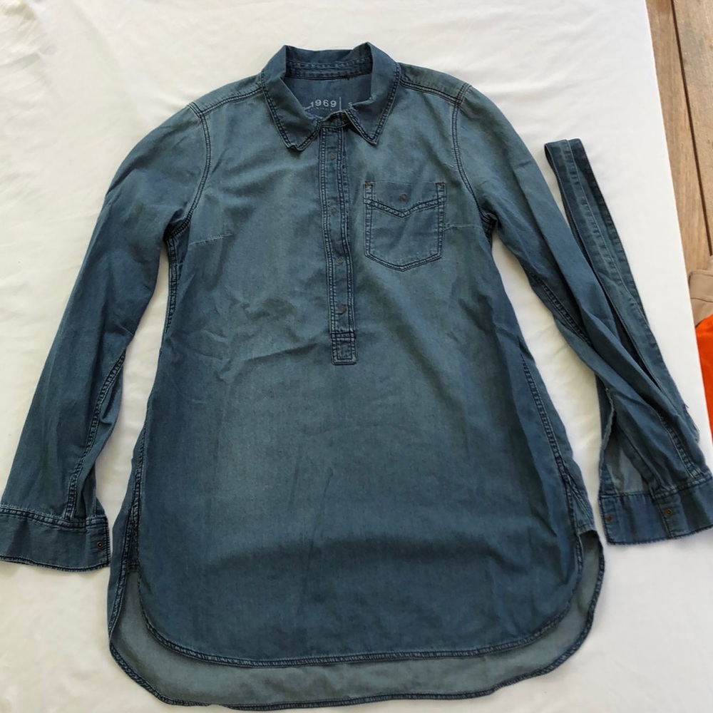Gap popover tunic shirt